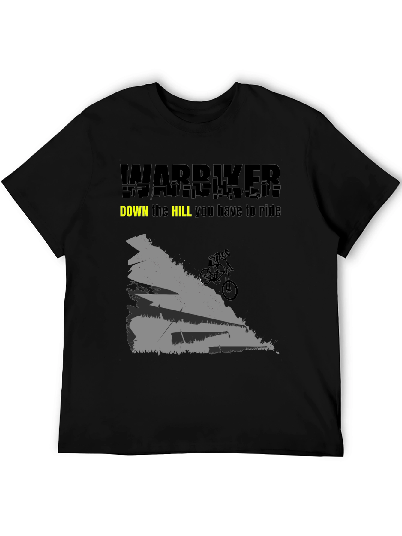 Warbiker Downhill Ride T-Shirt - Black