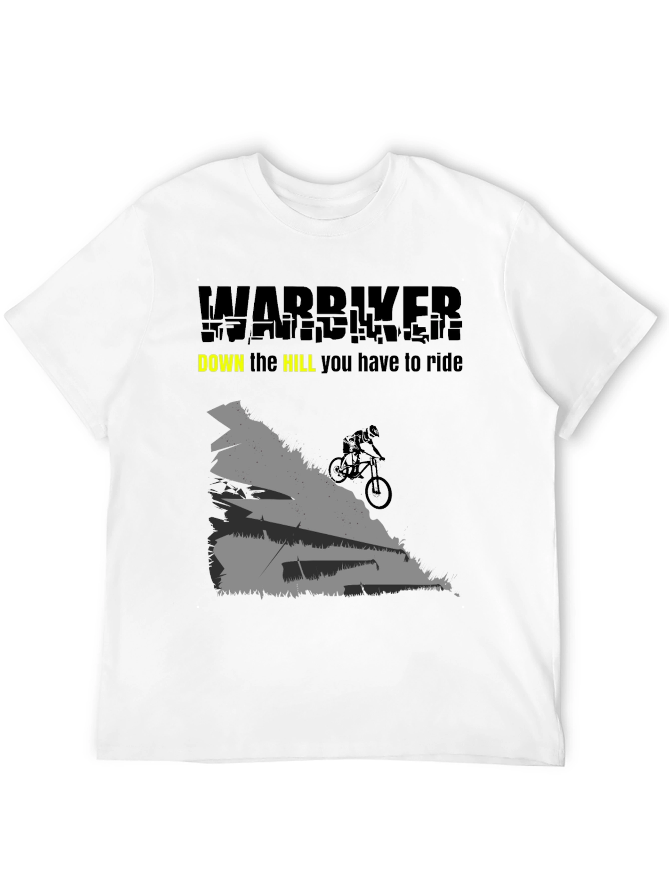 Warbiker Downhill Ride T-Shirt - Black