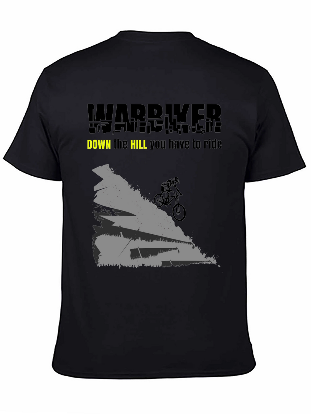 Warbiker Downhill Ride T-Shirt - Black