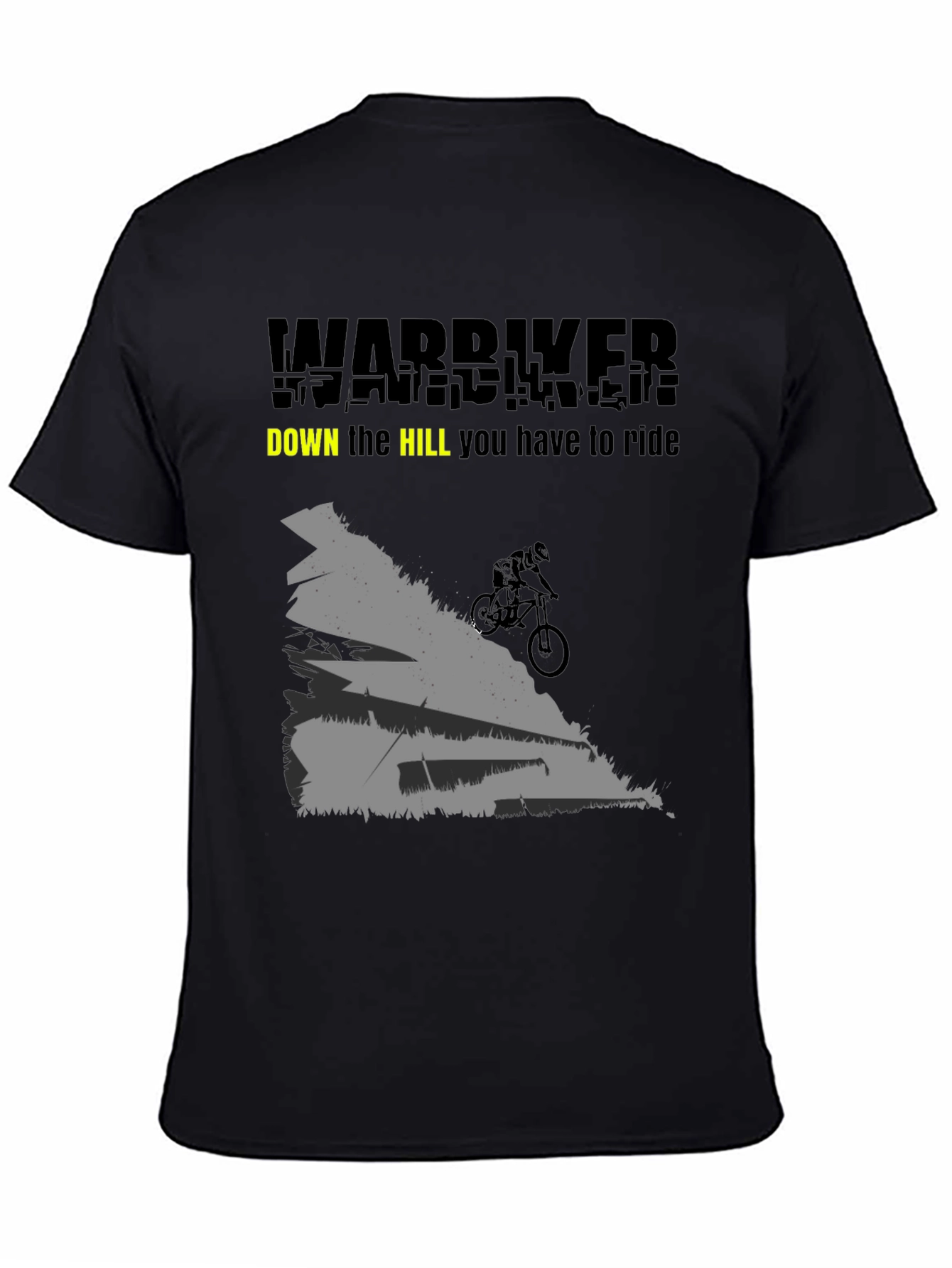 Warbiker Downhill Ride T-Shirt - Black