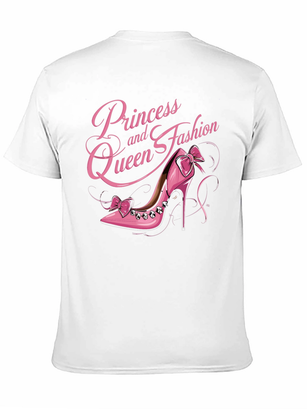 Princess Queen Fashion Pink Shoe T-Shirt