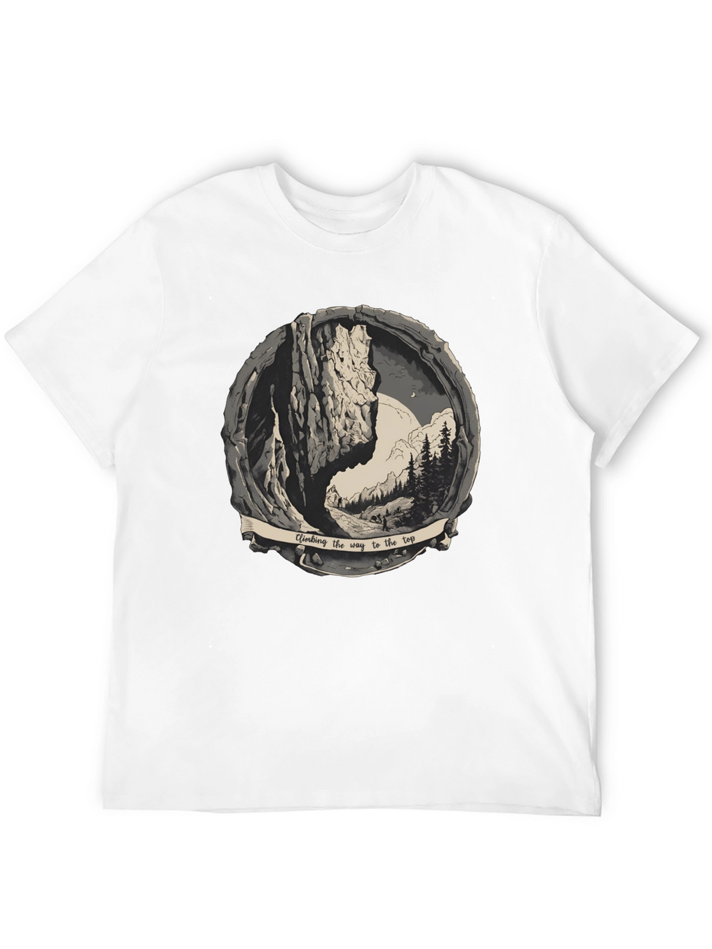 Climbing the Way to the Top Graphic Tee