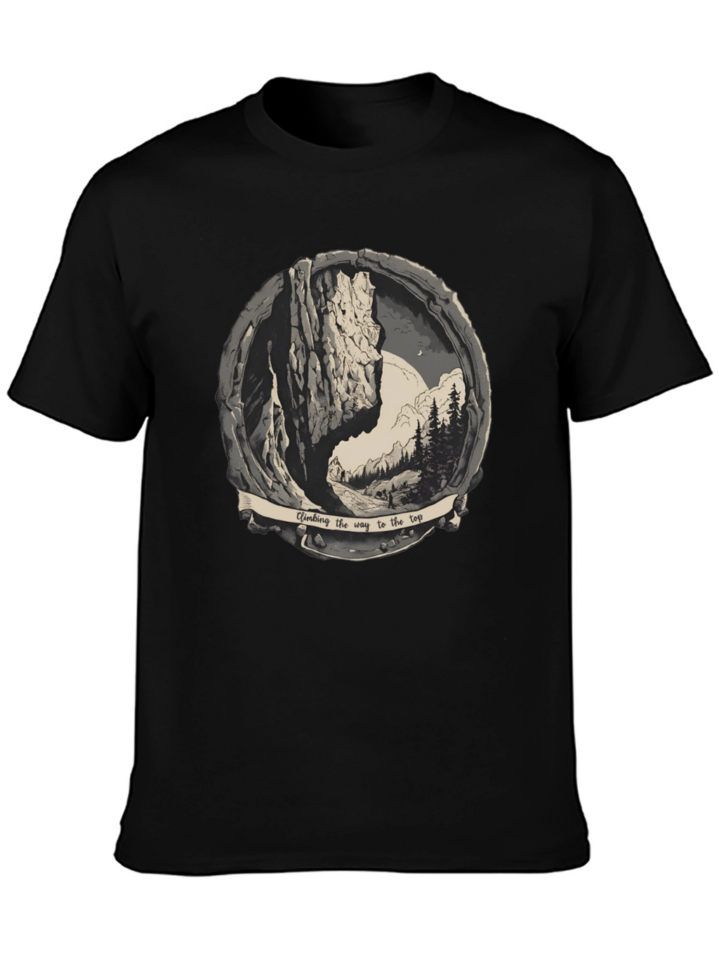 Climbing the Way to the Top Graphic Tee