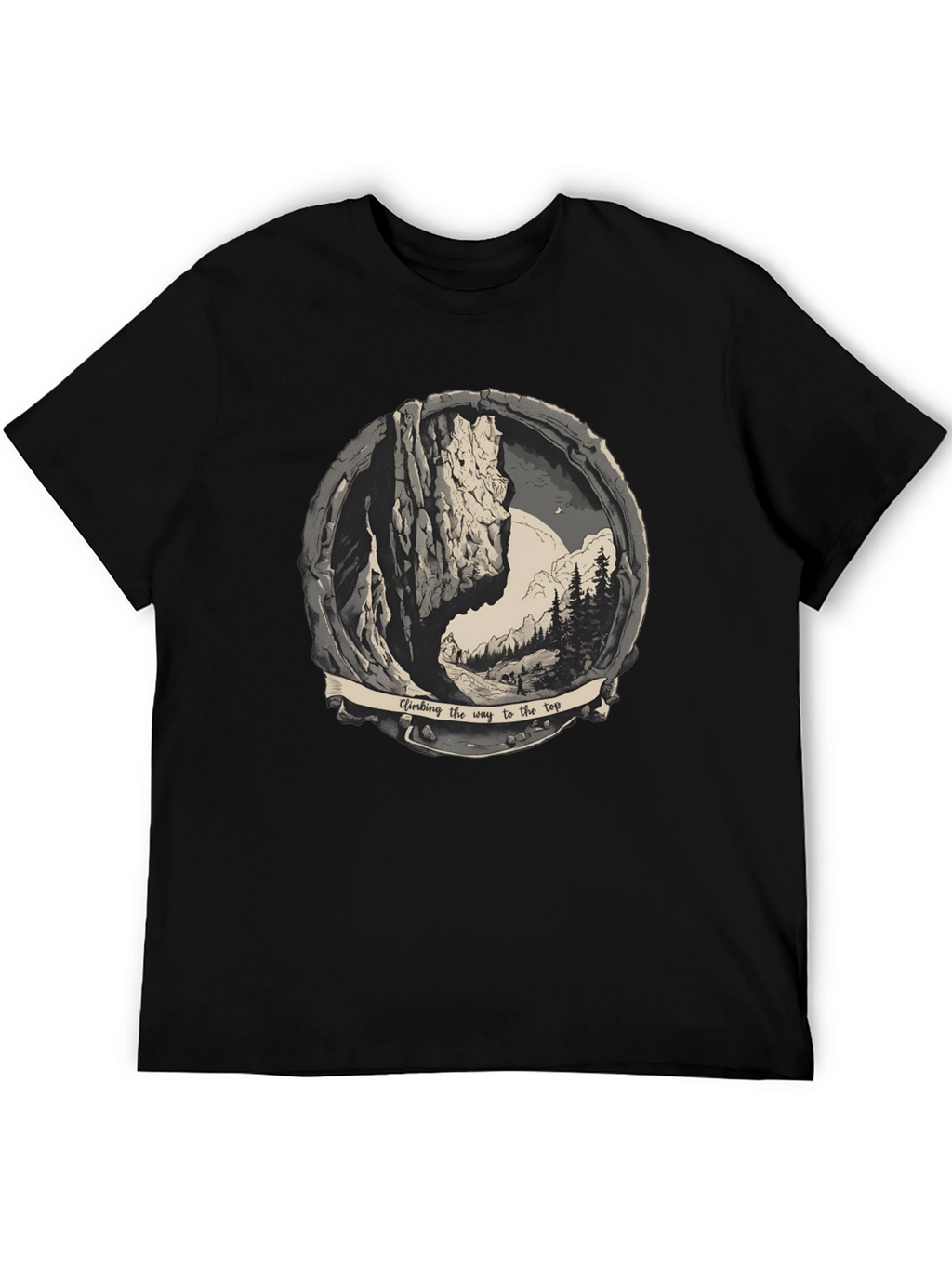 Climbing the Way to the Top Graphic Tee