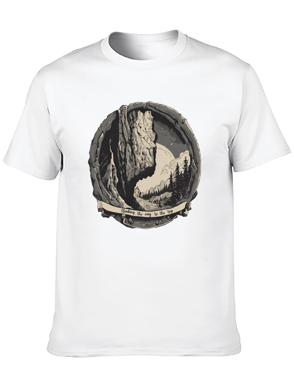 Climbing the Way to the Top Graphic Tee