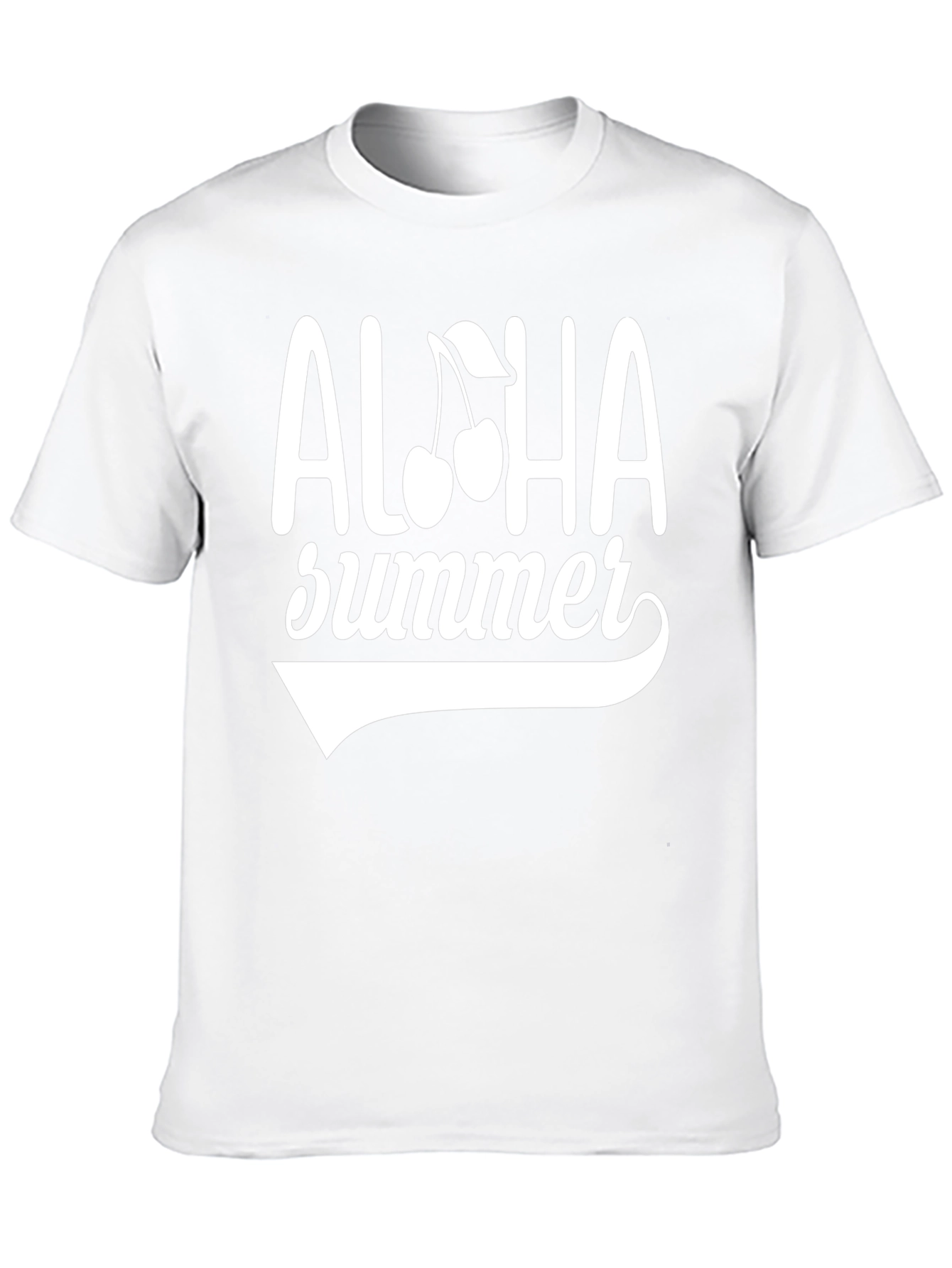 Aloha Summer T-Shirt - Black Graphic Tee