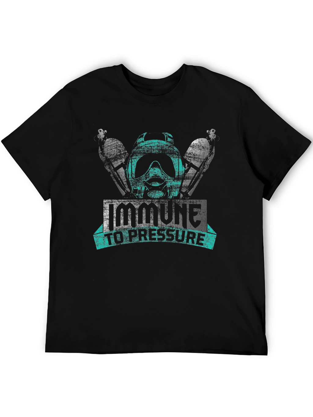 Immune to Pressure Black Graphic Tee