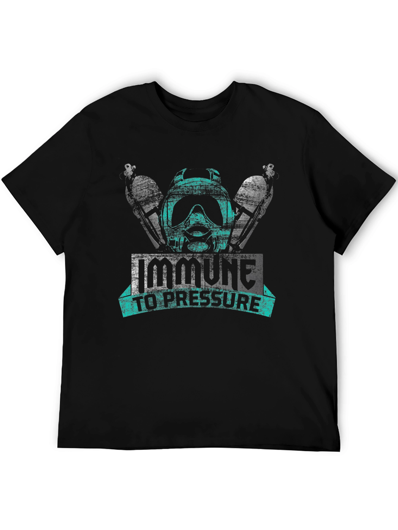 Immune to Pressure Black Graphic Tee