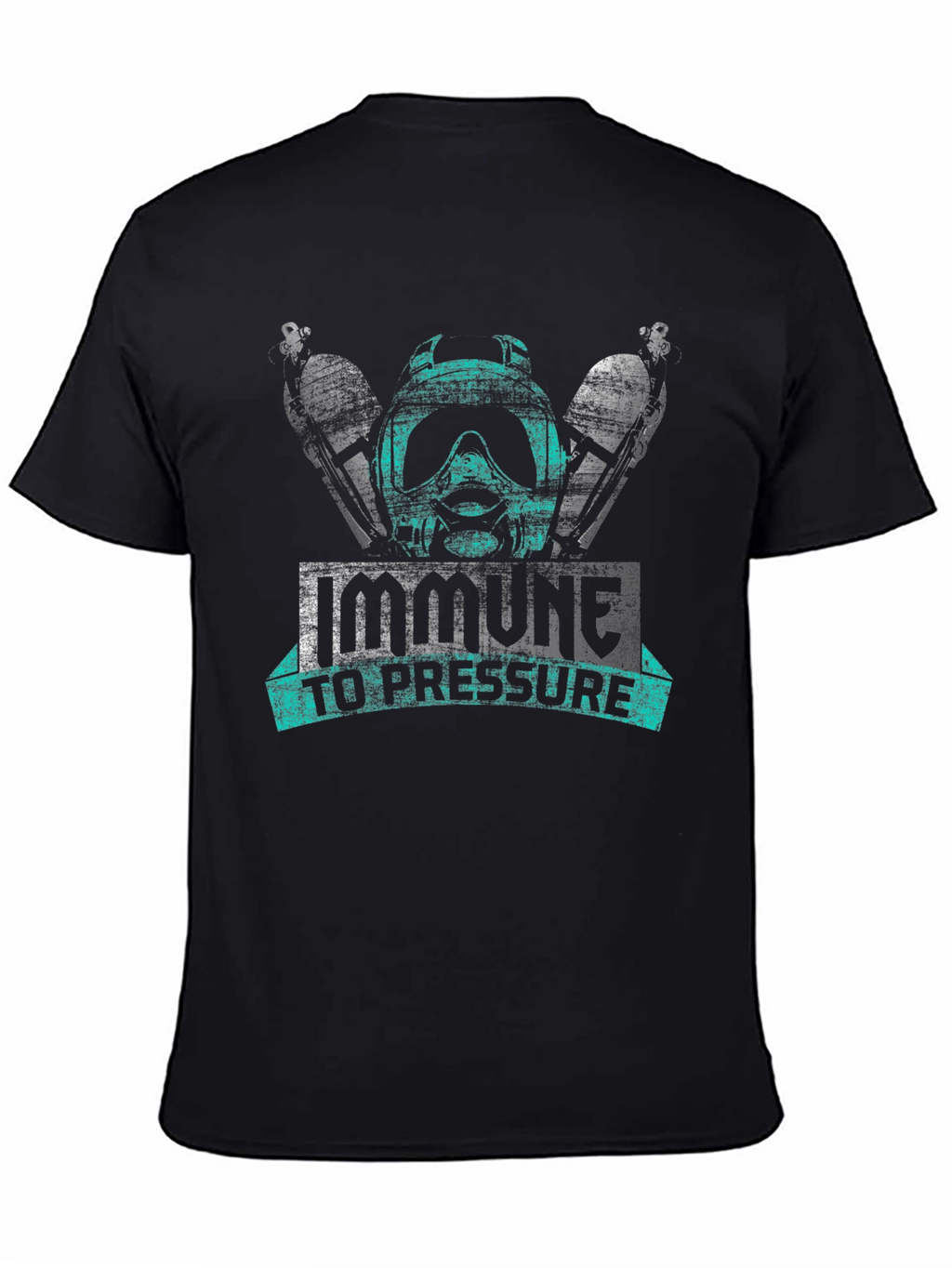 Immune to Pressure Black Graphic Tee
