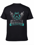 Immune to Pressure Black Graphic Tee