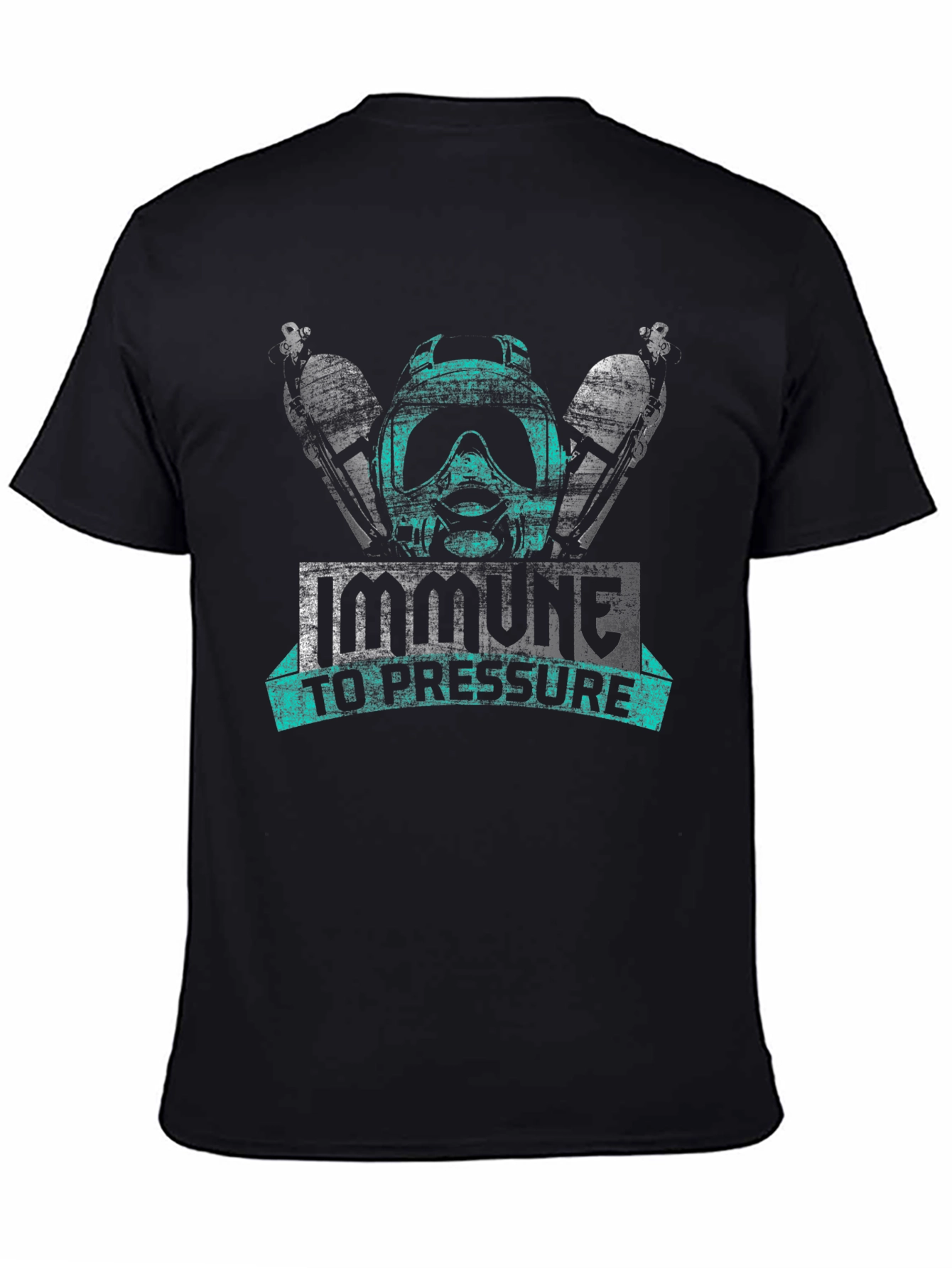 Immune to Pressure Black Graphic Tee
