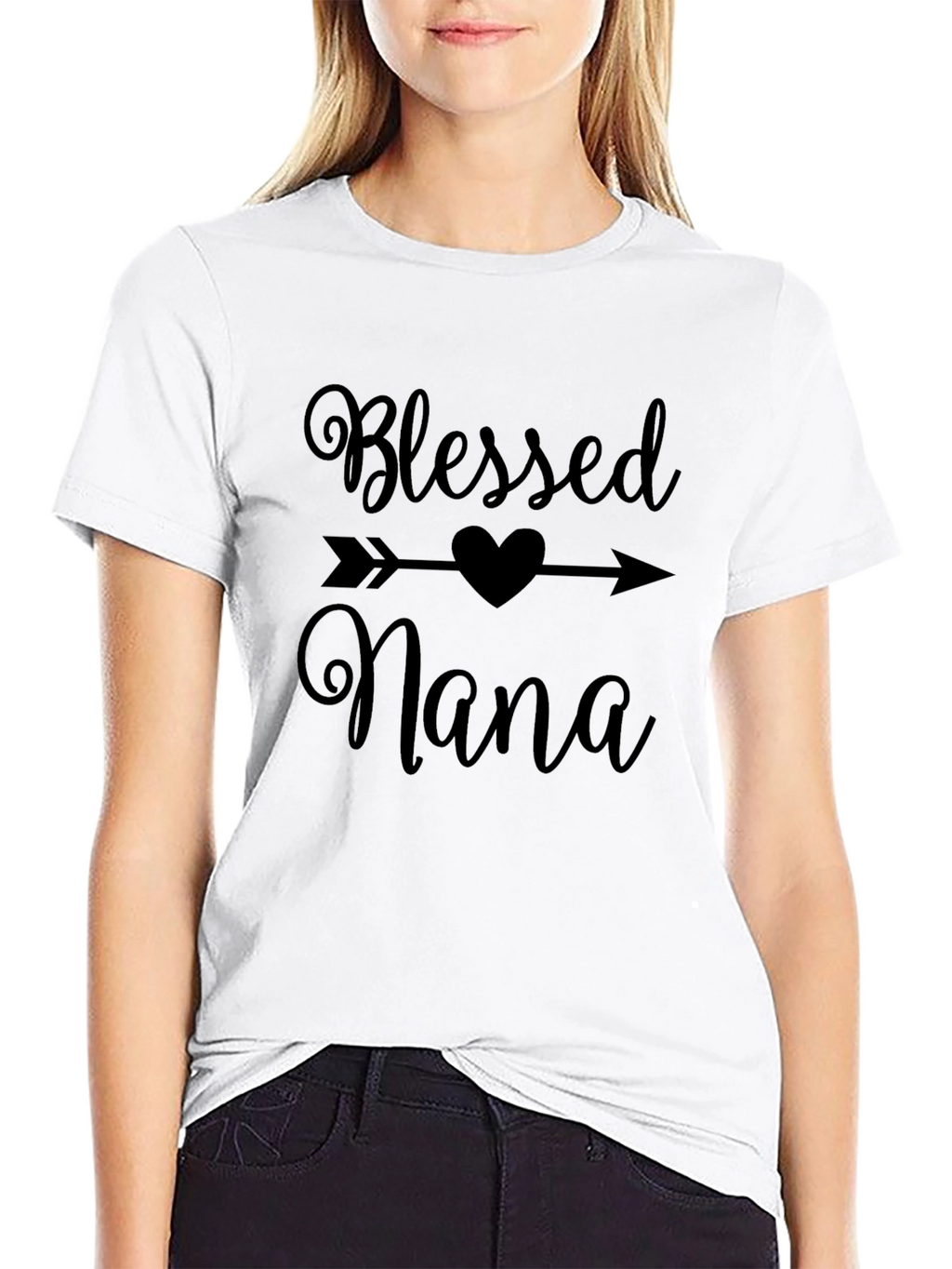 Blessed Nana Graphic Tee - Soft Cotton Blend