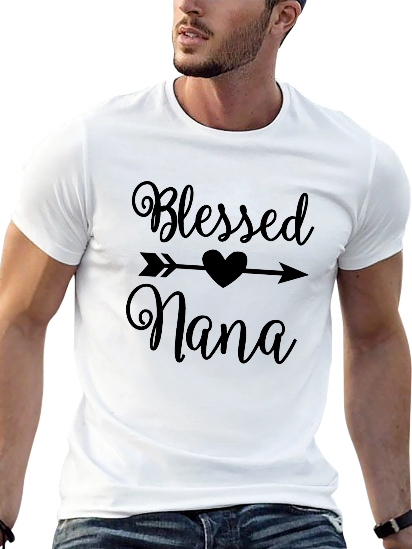 Blessed Nana Graphic Tee - Soft Cotton Blend