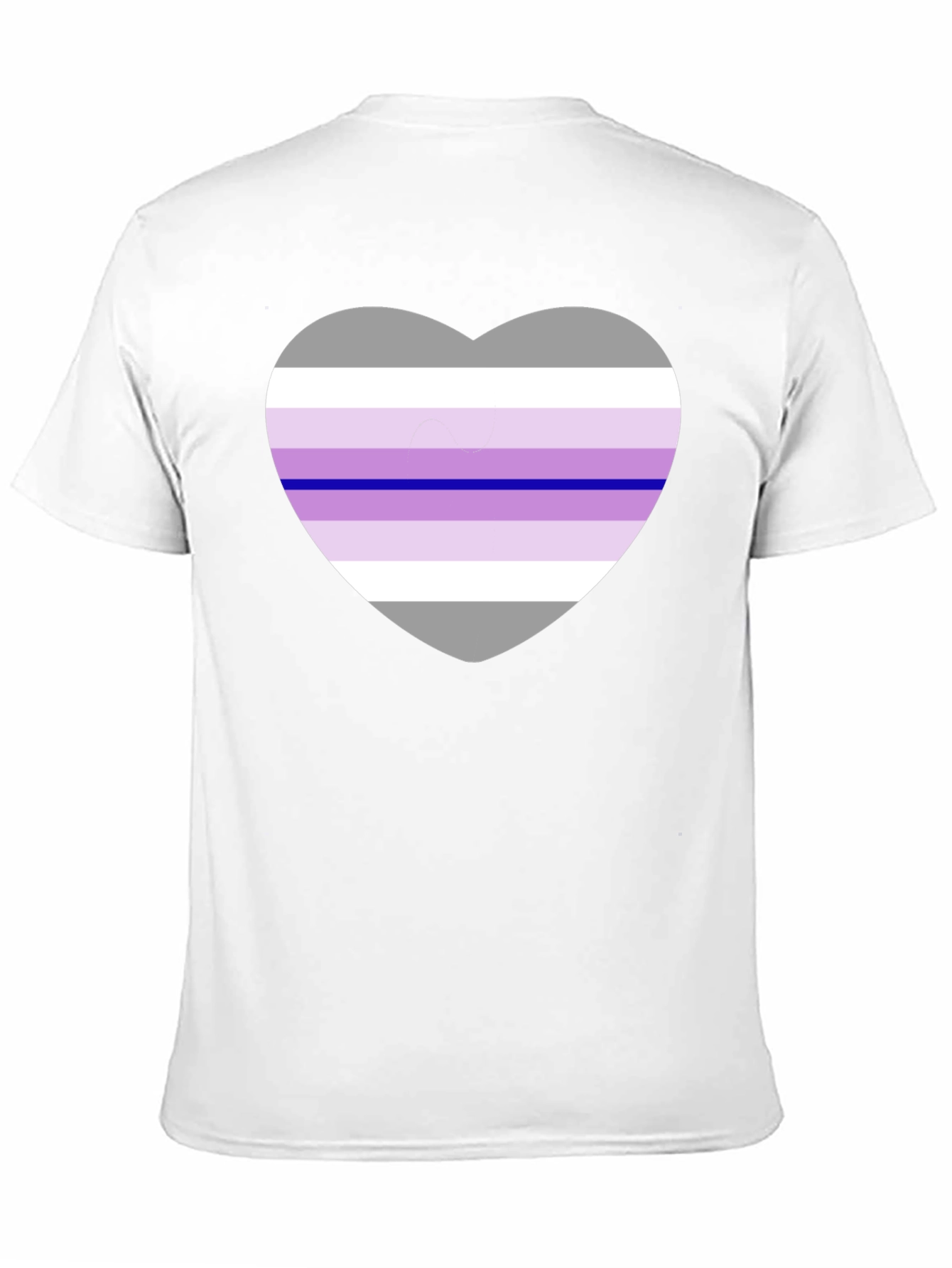Genderfae Pride Heart T-Shirt - Black Cotton Blend Tee