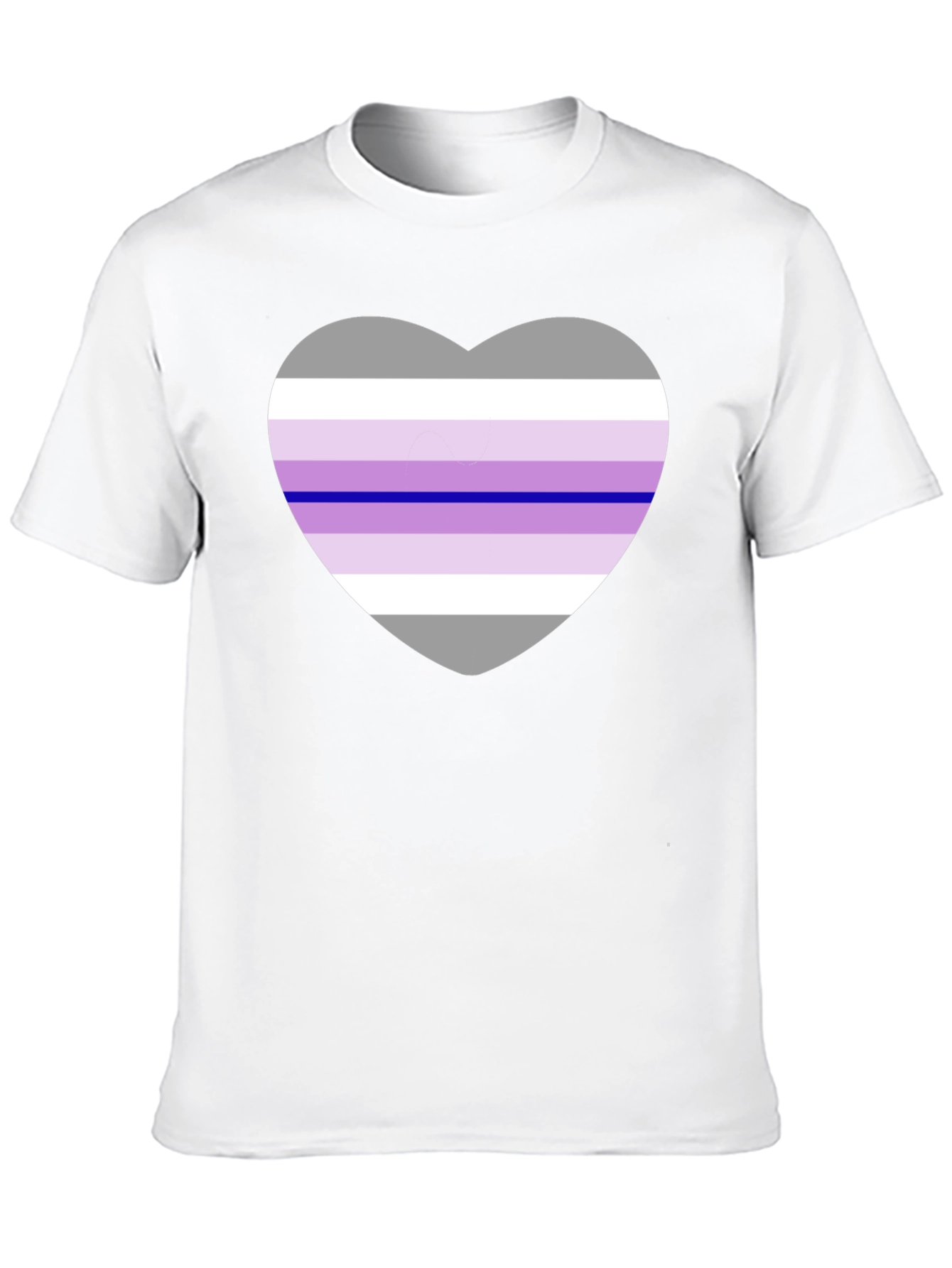 Genderfae Pride Heart T-Shirt - Black Cotton Blend Tee
