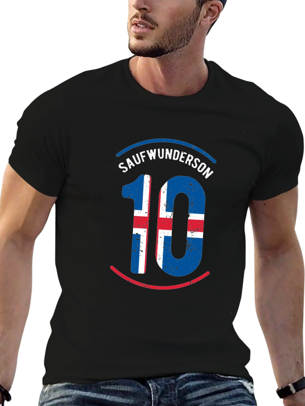 Icelandic Number 10 Graphic Tee - Sauverwunderson