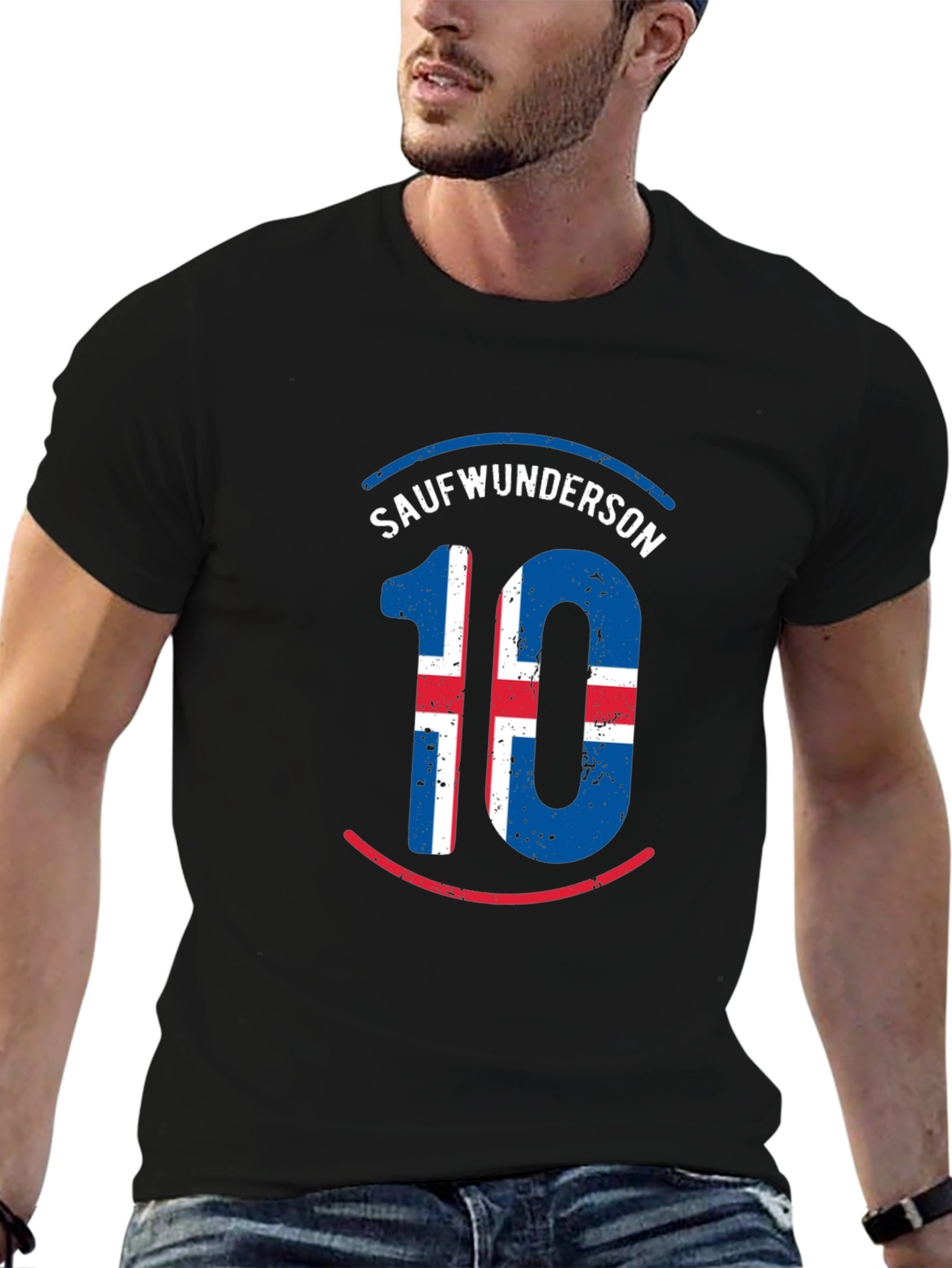 Icelandic Number 10 Graphic Tee - Sauverwunderson