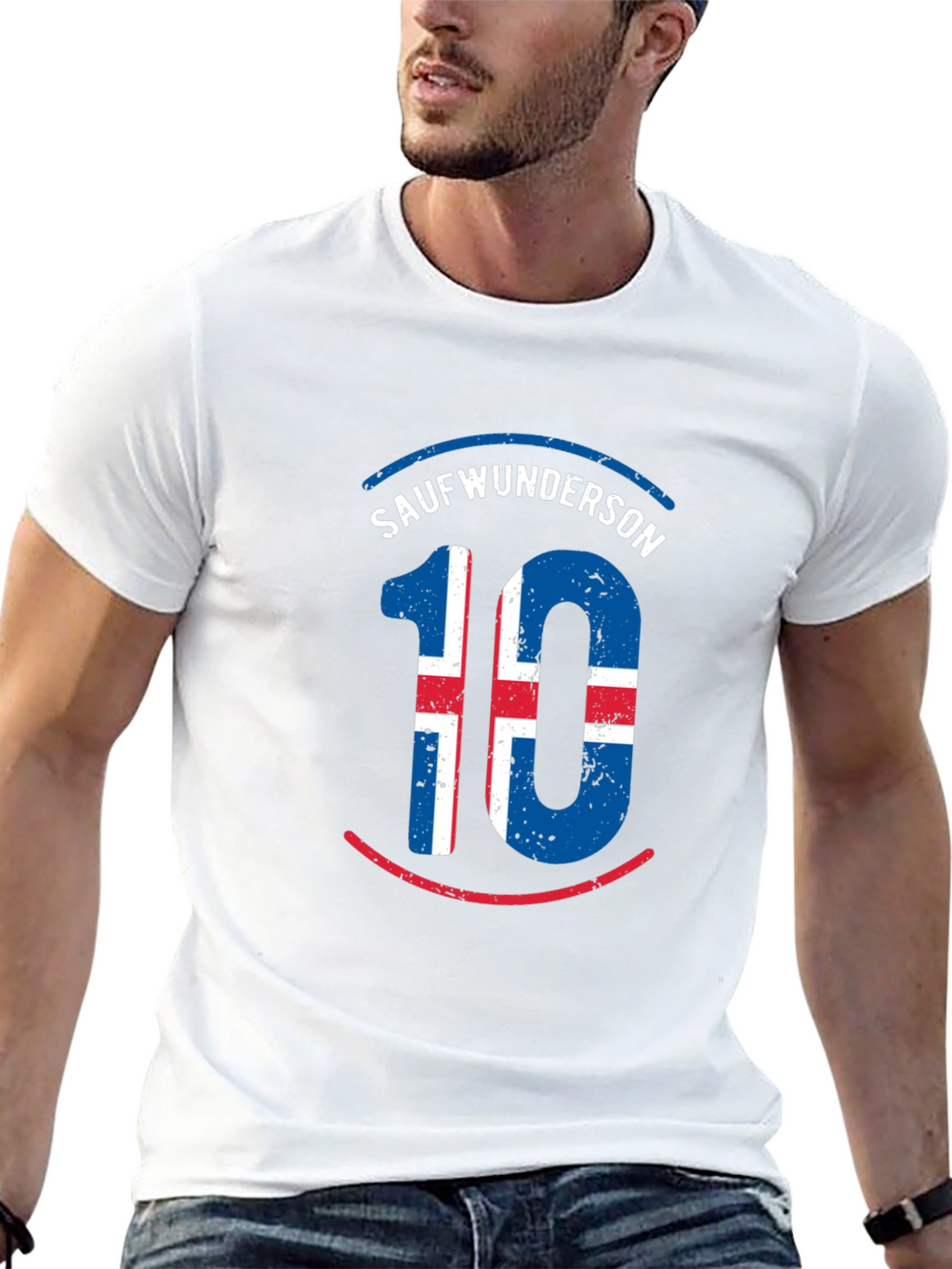 Icelandic Number 10 Graphic Tee - Sauverwunderson