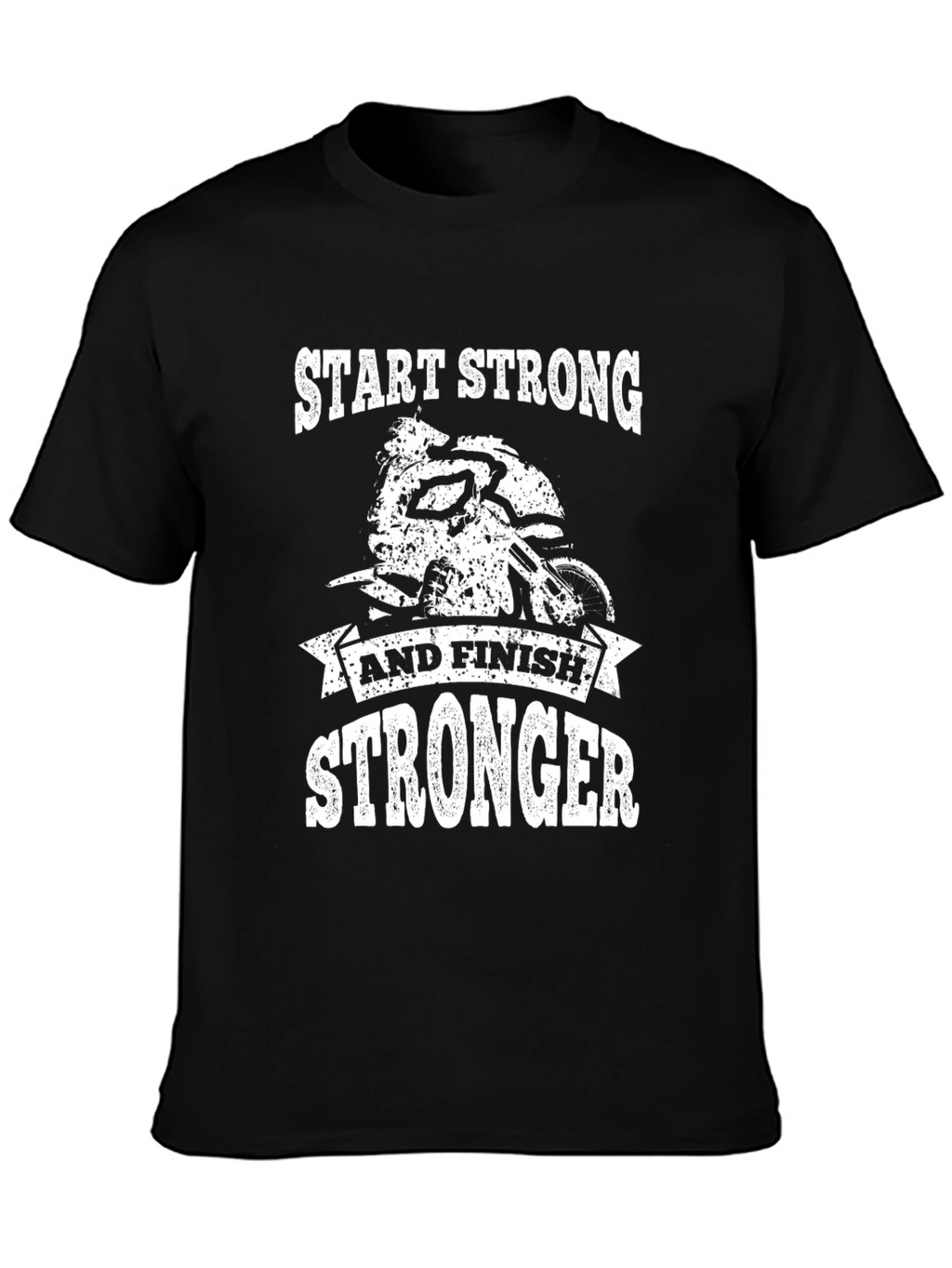 Start Stronger Mens Graphic Tee