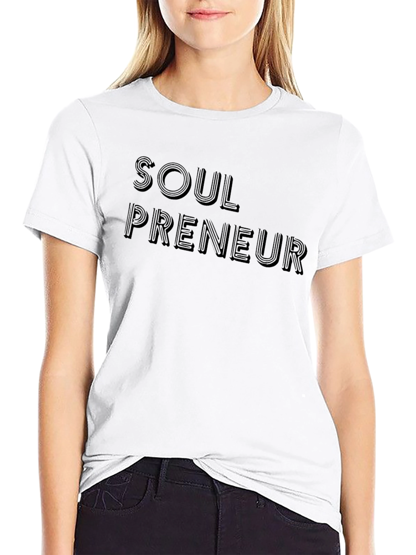 Soul Preneur Black T-Shirt - Motivational Graphic Tee