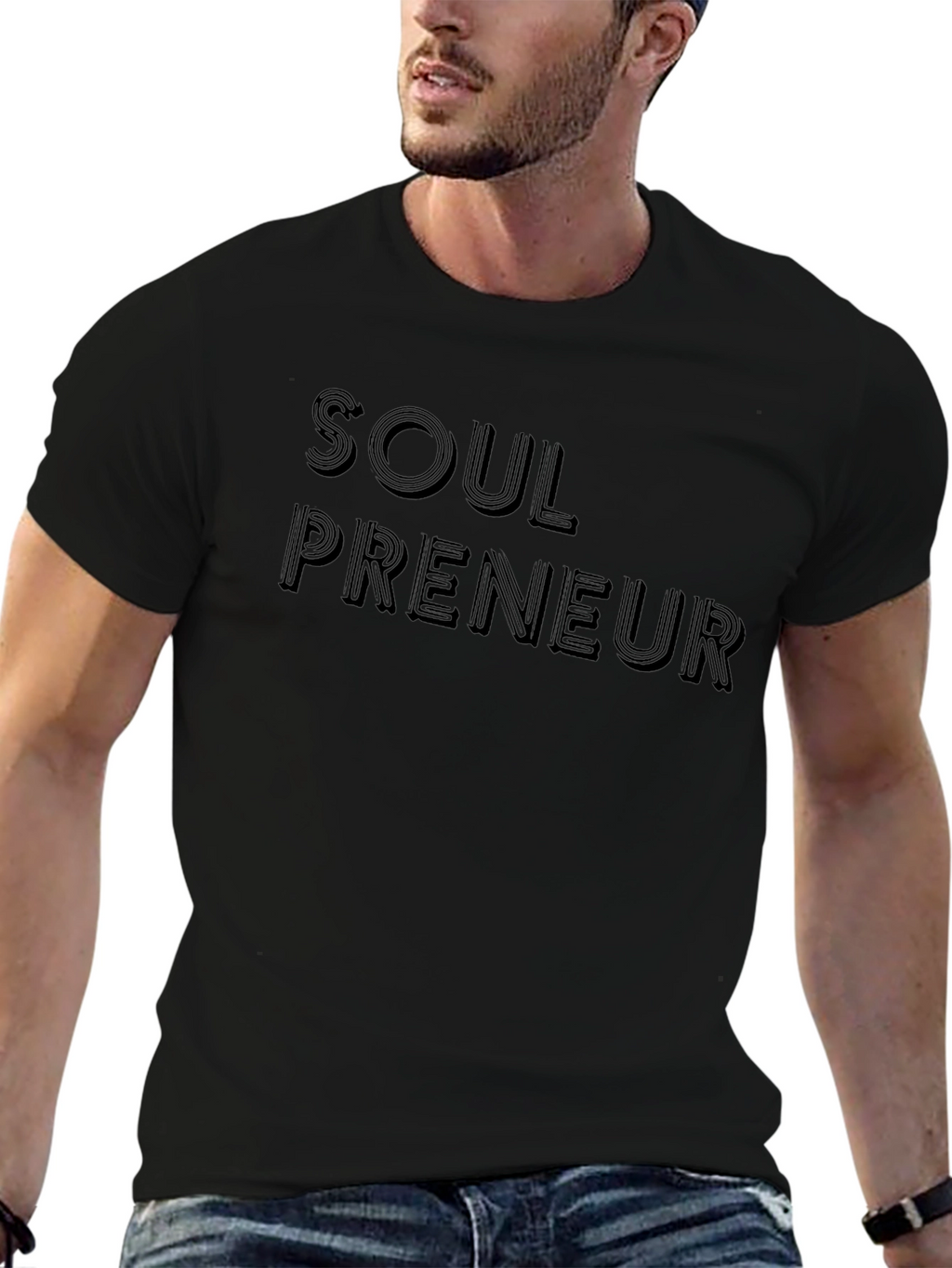 Soul Preneur Black T-Shirt - Motivational Graphic Tee