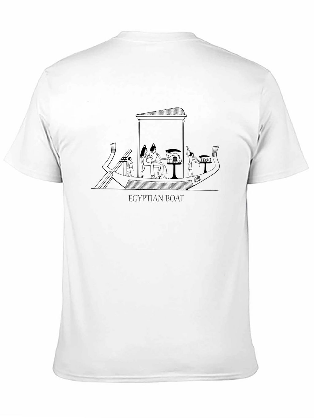 Egyptian Boat Graphic T-Shirt