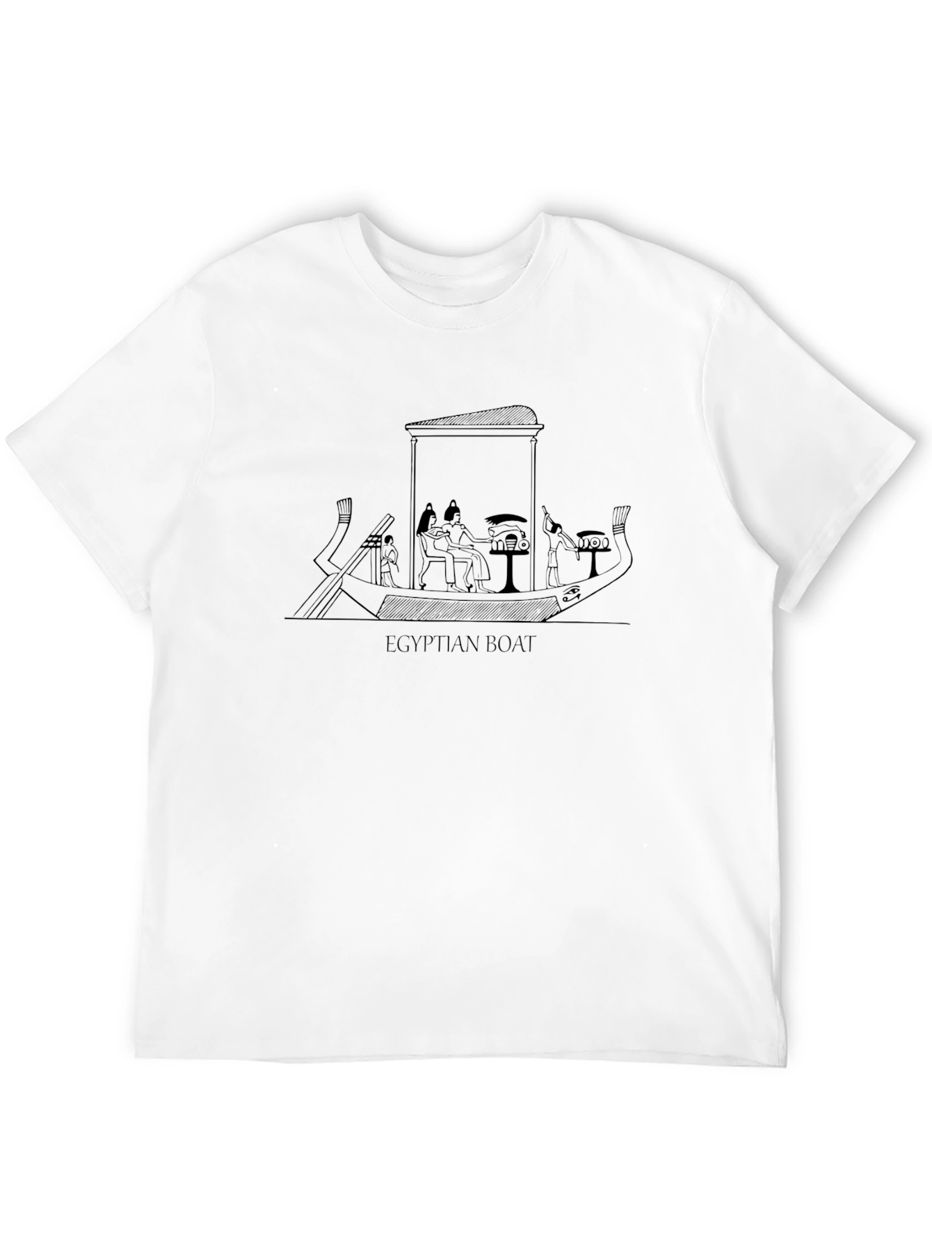 Egyptian Boat Graphic T-Shirt