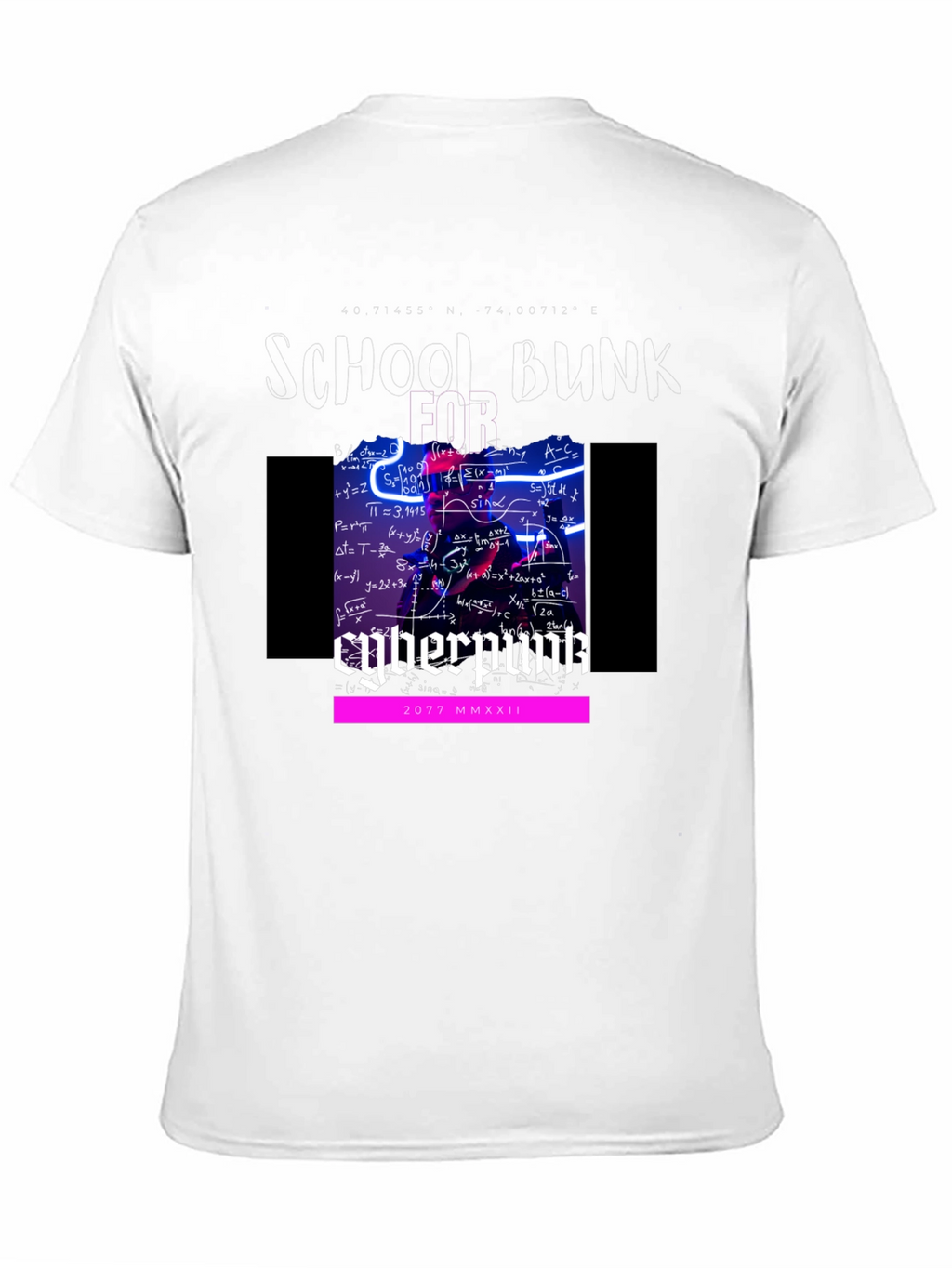 Cyberpunk School Bunk 2077 T-Shirt