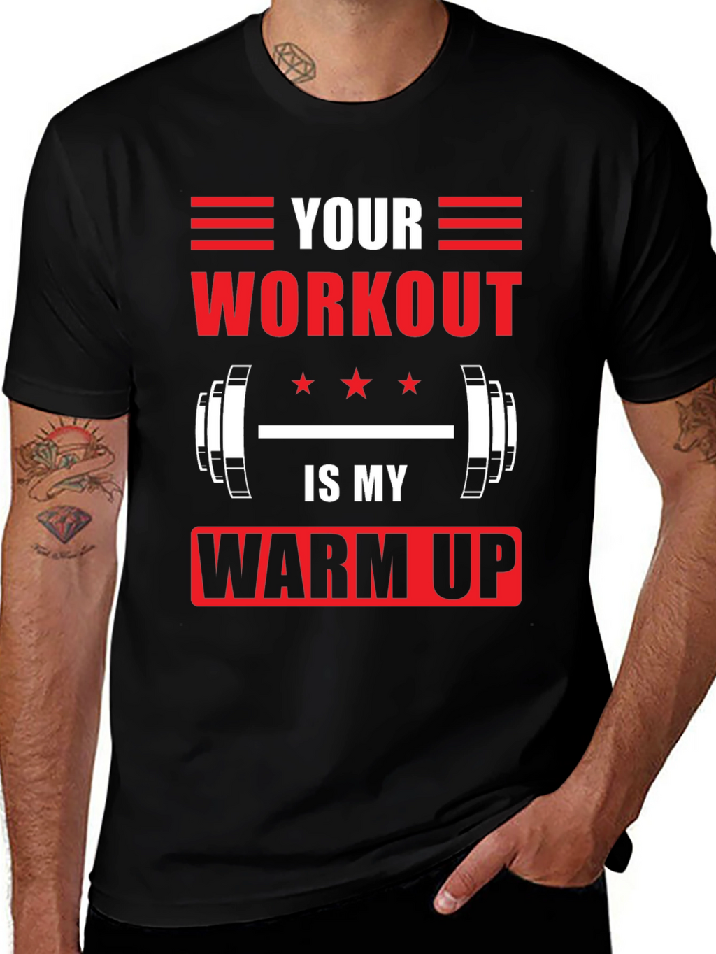Workout Motivation Graphic T-Shirt