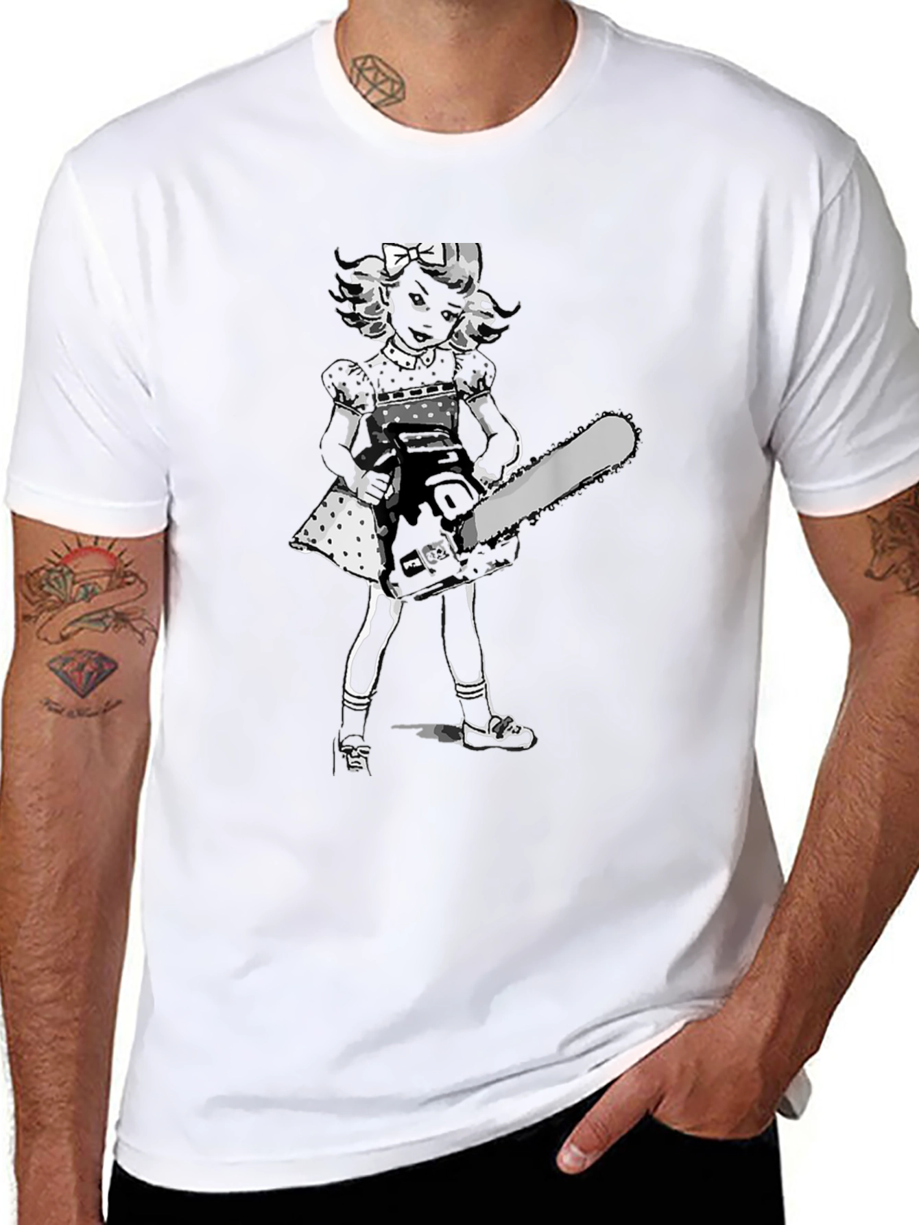 Chainsaw Doll Black T-Shirt