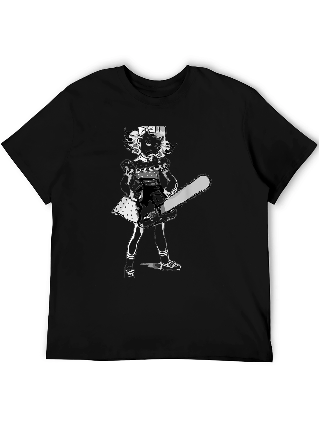 Chainsaw Doll Black T-Shirt