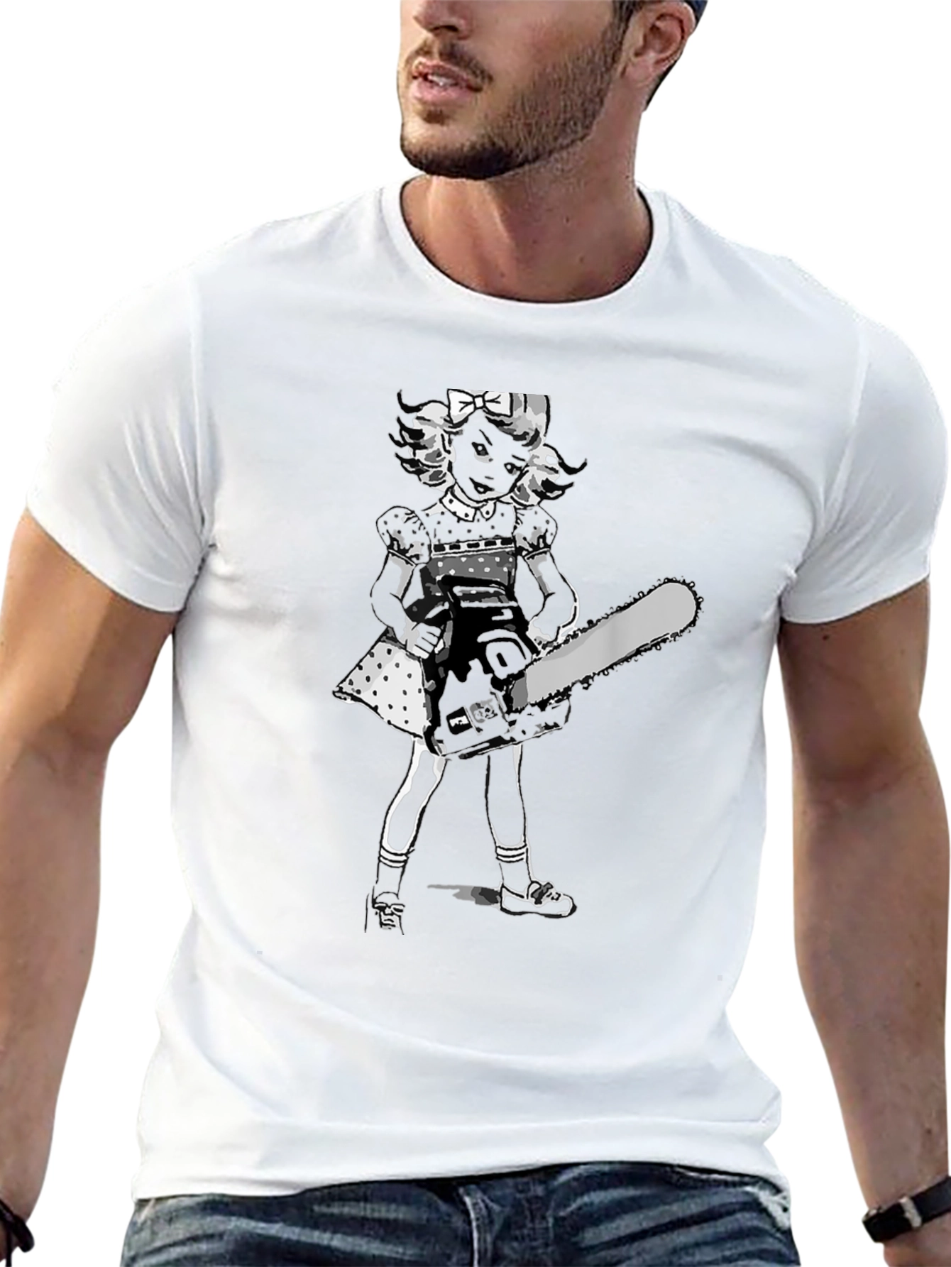 Chainsaw Doll Black T-Shirt