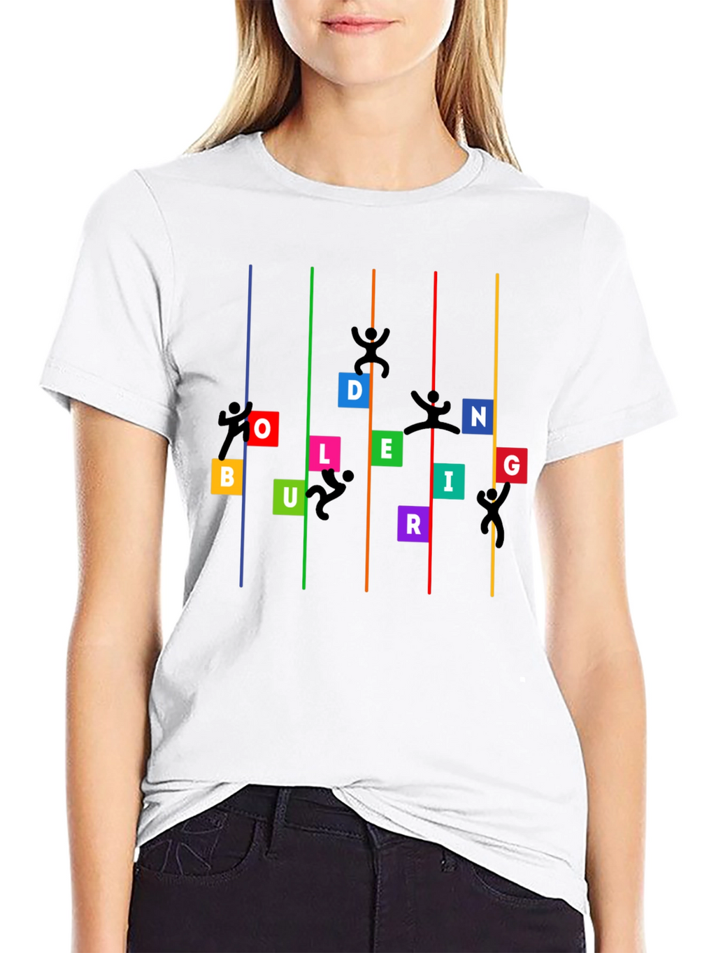 Bouldering Climber Graphic T-Shirt