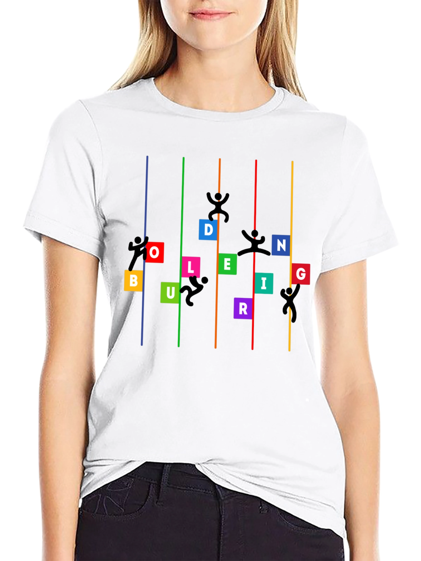 Bouldering Climber Graphic T-Shirt