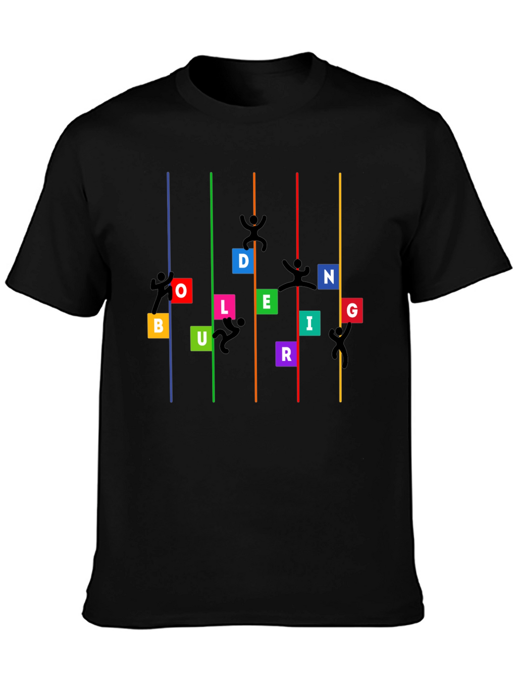 Bouldering Climber Graphic T-Shirt