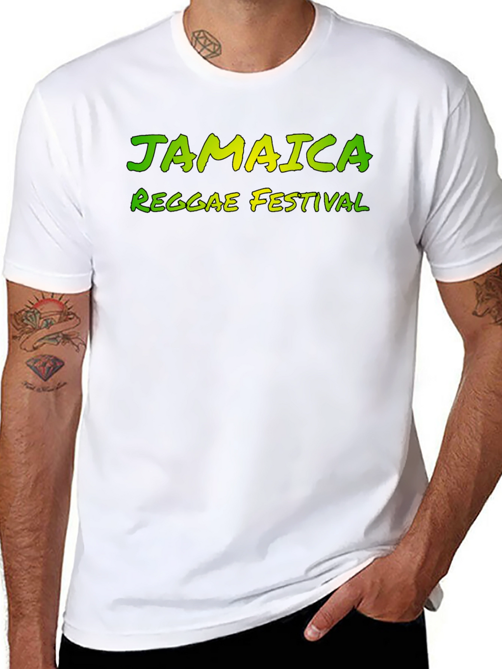 Jamaica Reggae Festival Black T-Shirt