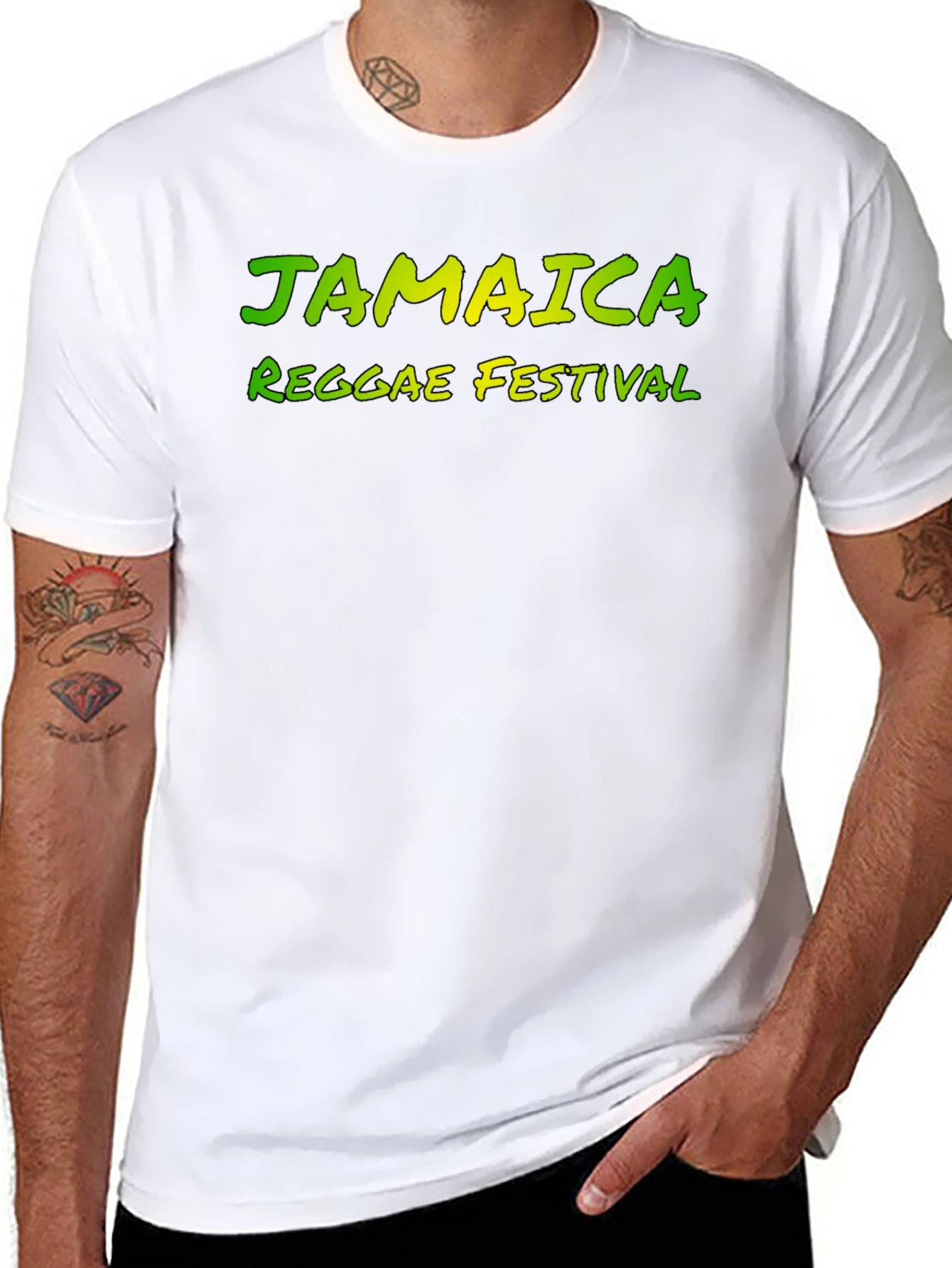 Jamaica Reggae Festival Black T-Shirt