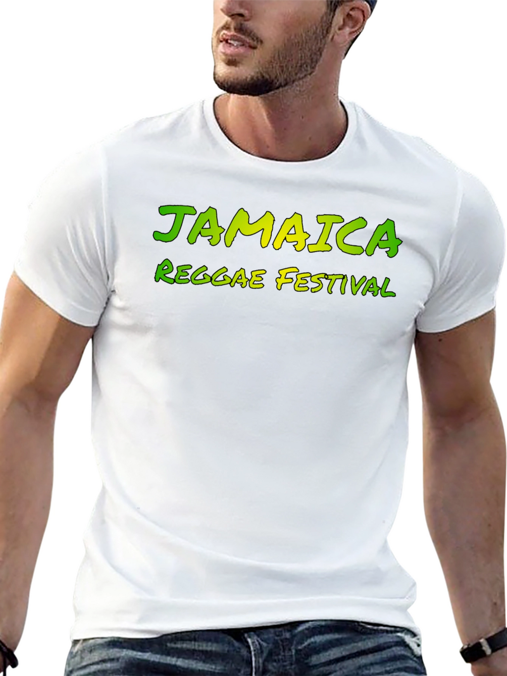 Jamaica Reggae Festival Black T-Shirt