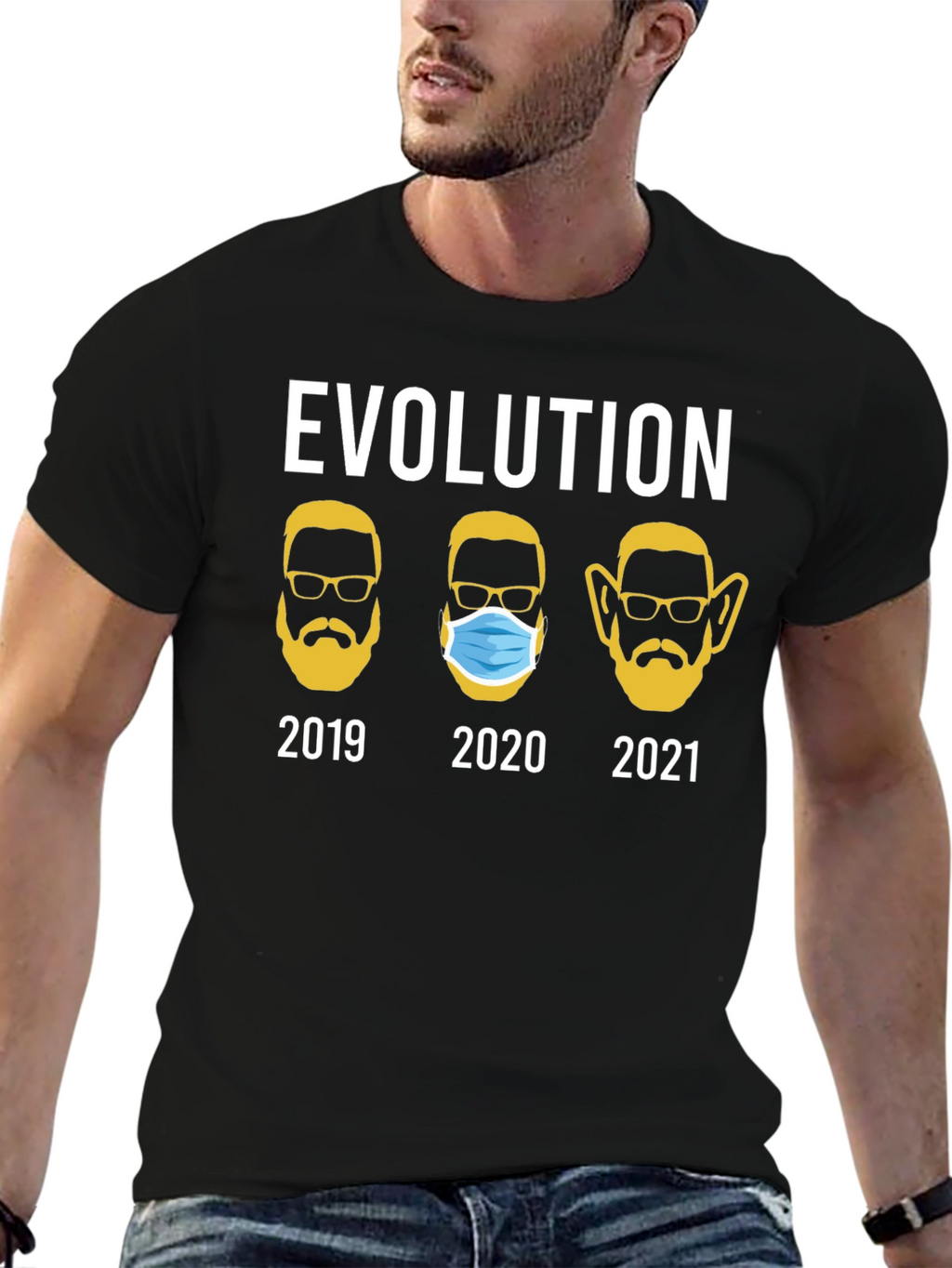 Evolution Funny Novelty Humor Graphic T-Shirt