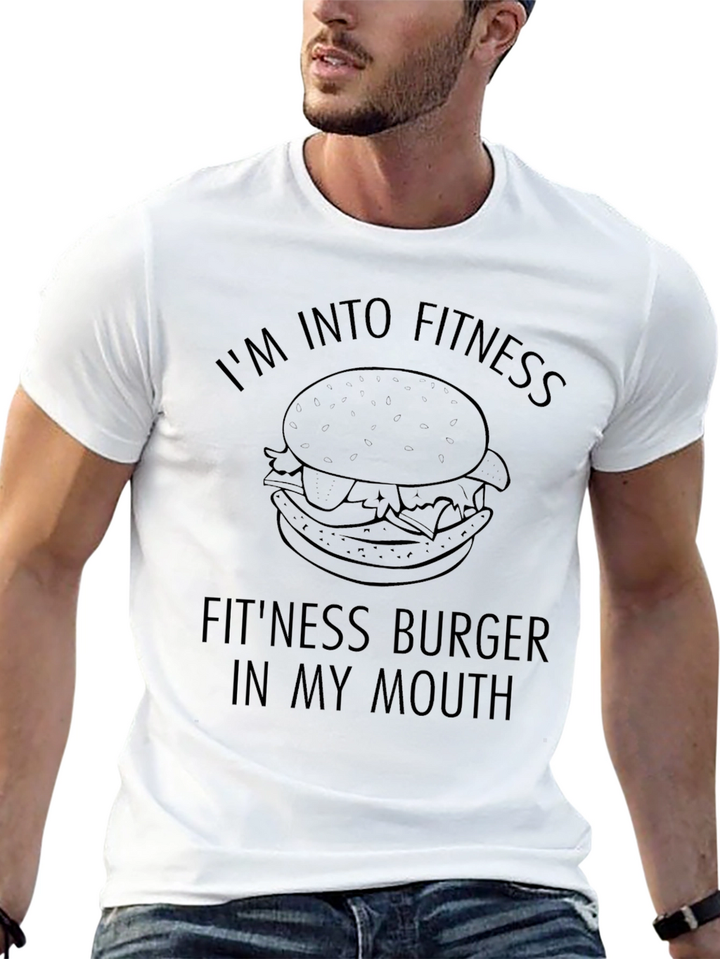 Fitness Burger Graphic Tee - Unisex