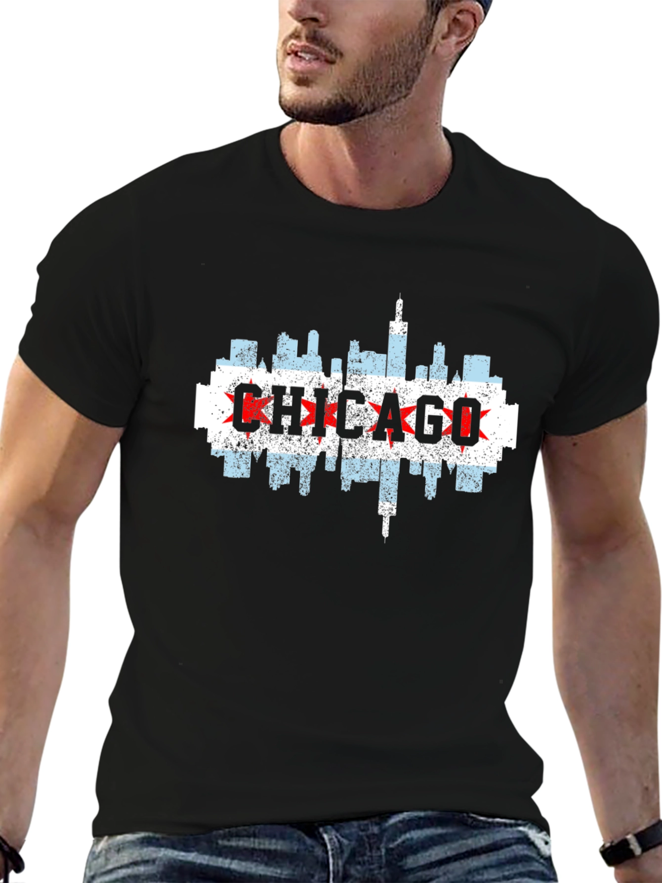 Chicago Skyline T-Shirt - City Pride Tee