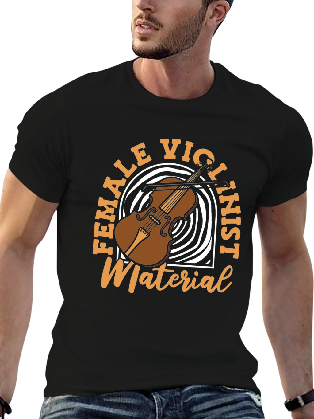 Female Violinist Material T-Shirt