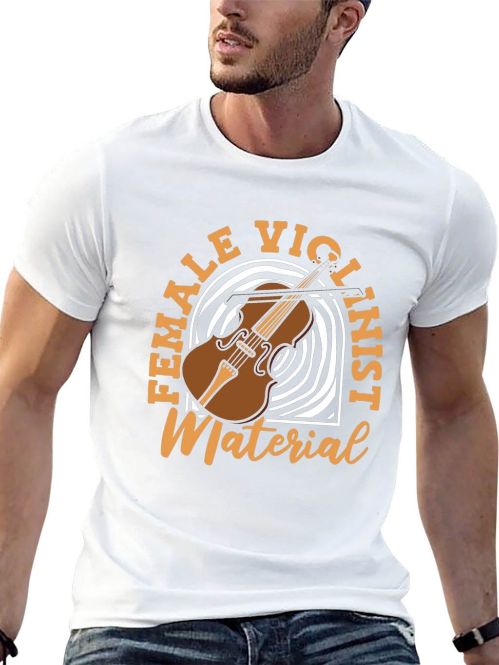 Female Violinist Material T-Shirt