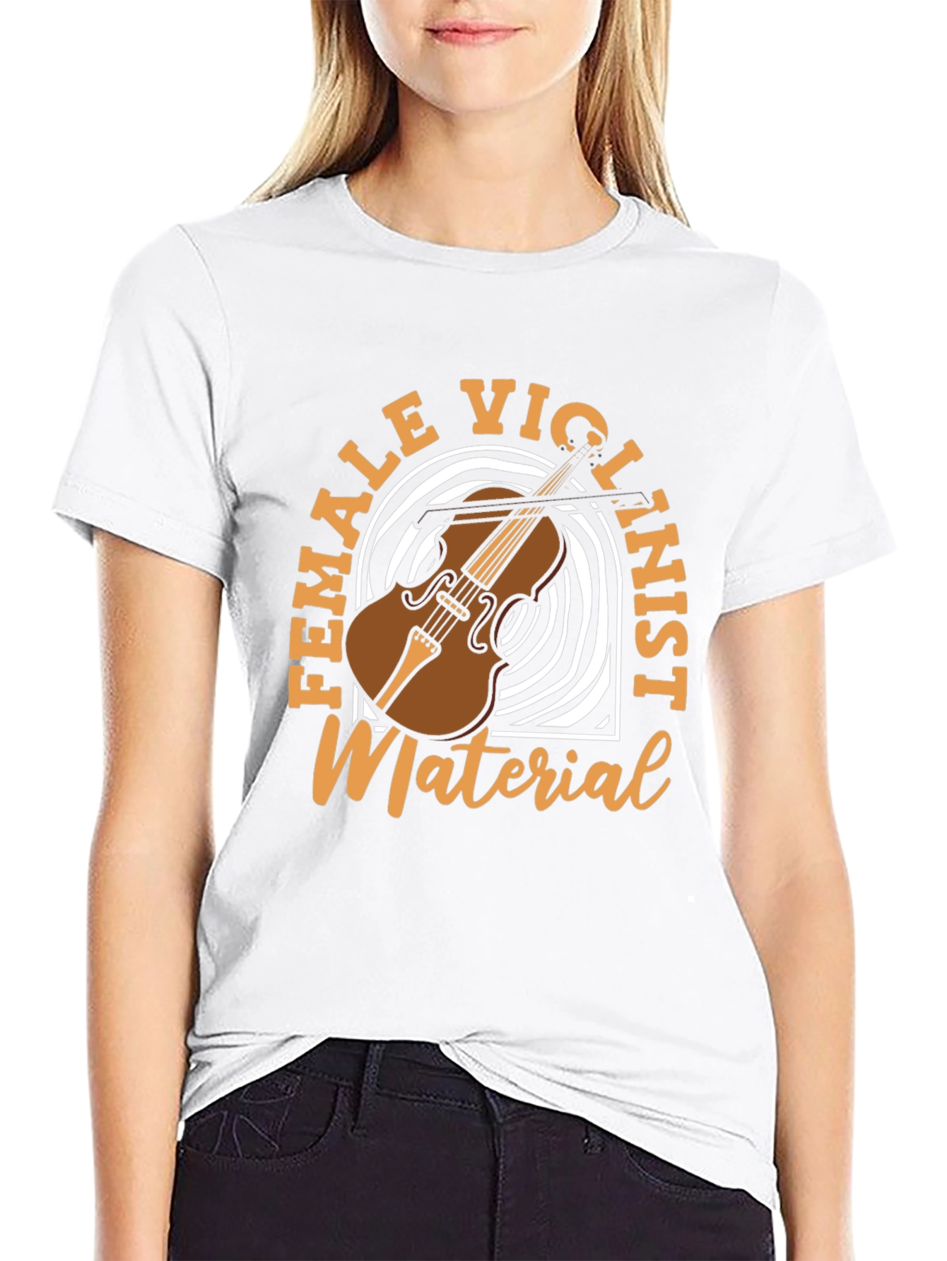 Female Violinist Material T-Shirt
