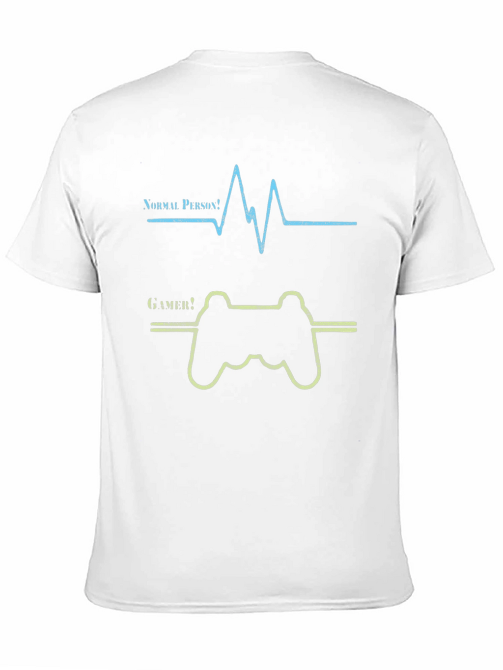 Gamer Heartbeat Graphic Tee - Novelty T-Shirt