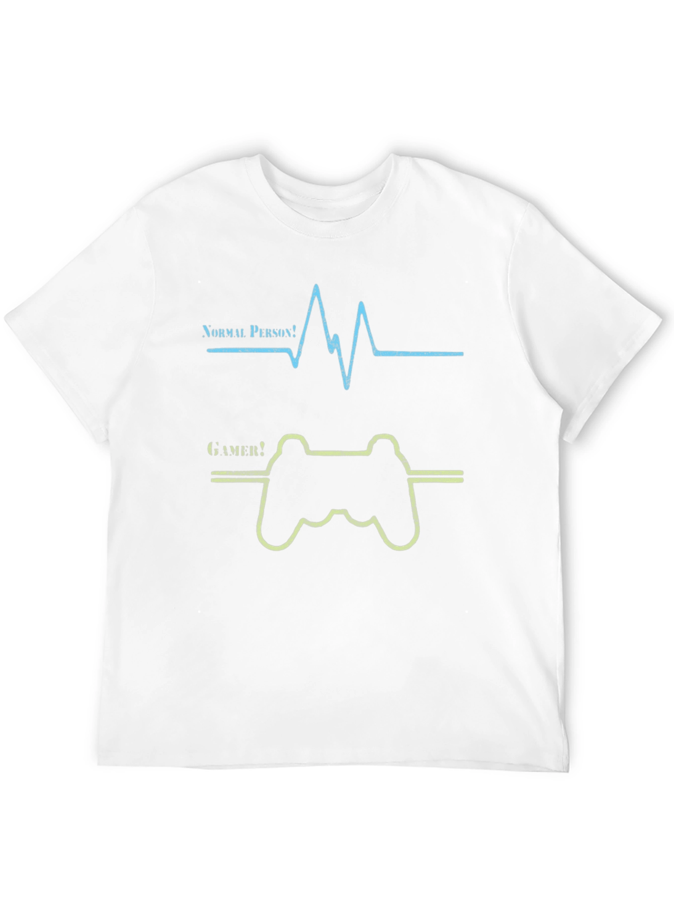 Gamer Heartbeat Graphic Tee - Novelty T-Shirt