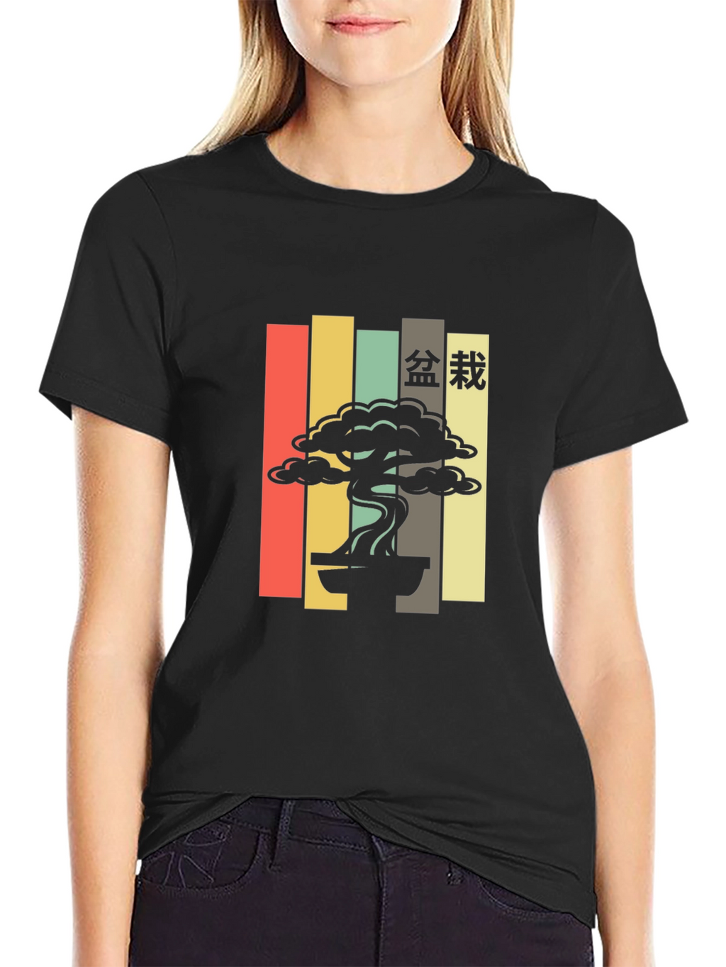 Retro Bonsai Tree T-Shirt - Japanese Aesthetic
