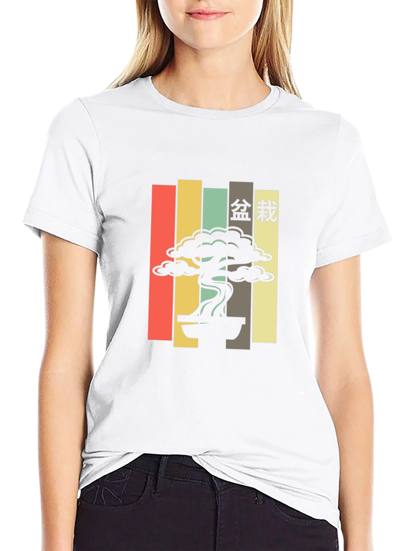Retro Bonsai Tree T-Shirt - Japanese Aesthetic