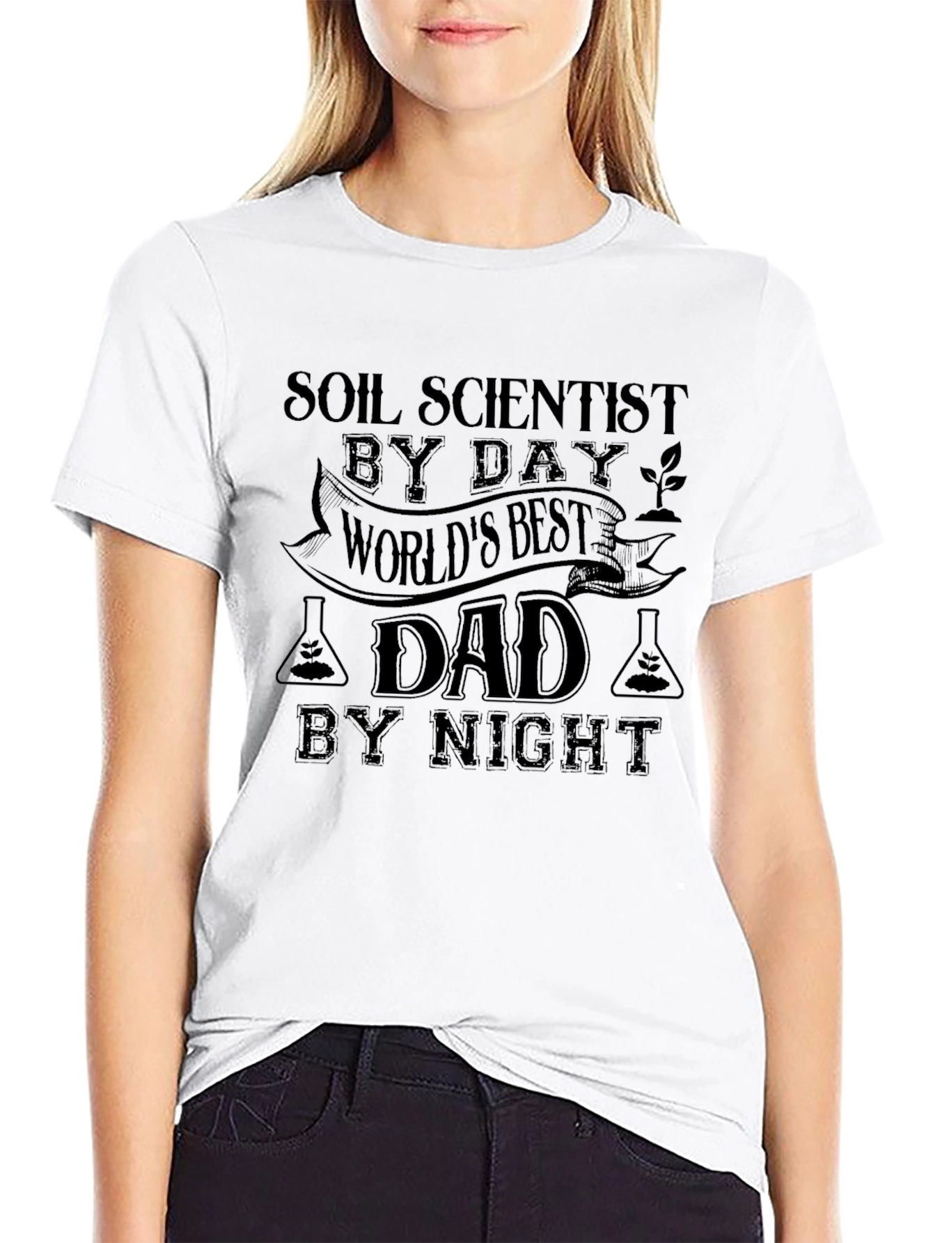 Soil Scientist Dad T-Shirt - Worlds Best Dad