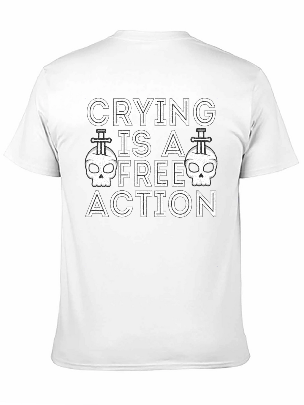 Crying is a Free Action Graphic Tee